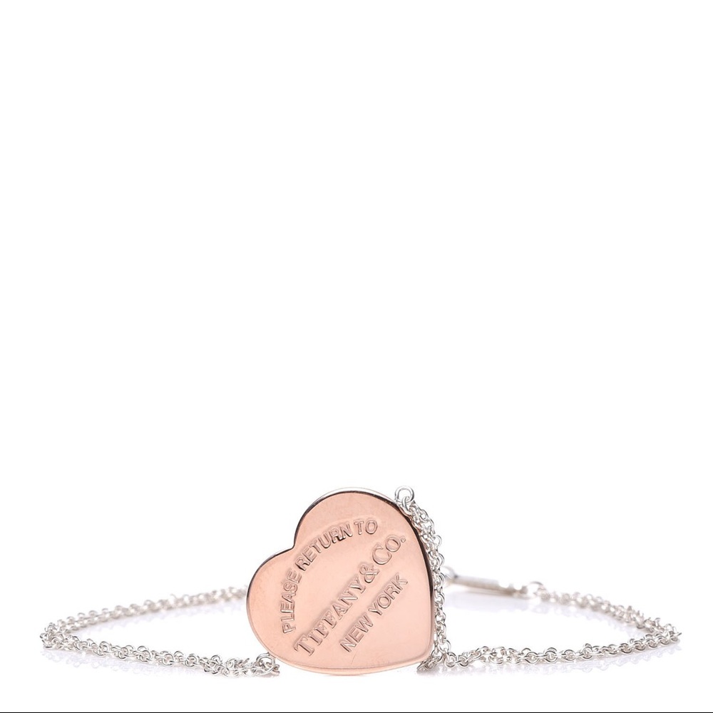 Tiffany&Co Heart Tag Double Chain Bracelet